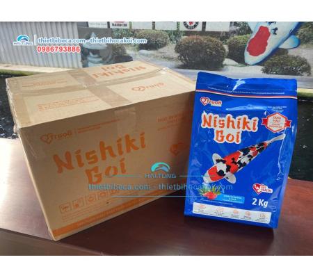 Thức ăn cá Koi tăng màu Nishiki Goi Size L Thùng 12kg