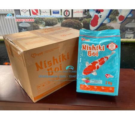 Thức ăn cá Koi tăng trưởng Nishiki Goi Size M thùng 12kg